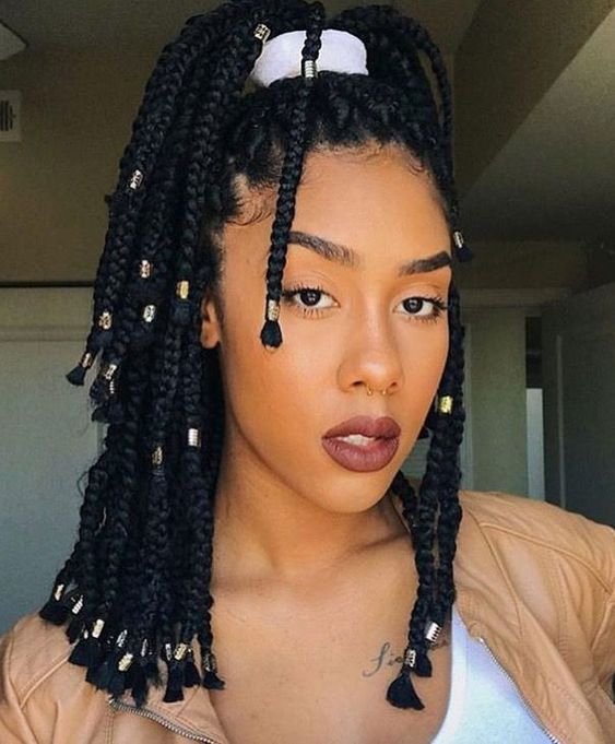 do you incorporate beads into boho braids