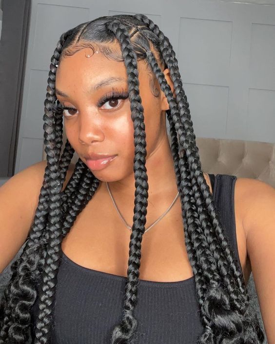 Large Box Braided Wigs