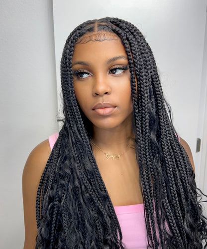 Boho box braids wig - Jaliza 4