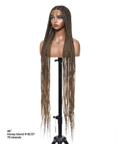 Lightweight Knotless HD Lace Box Braided Wig