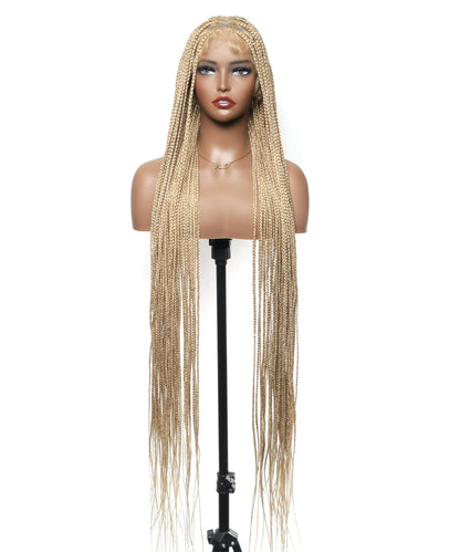 HD Lace Knotless Box Braided Wig Color #613