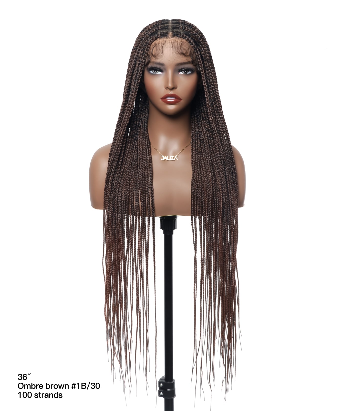 Lightweight Knotless HD Lace Box Braided Wig