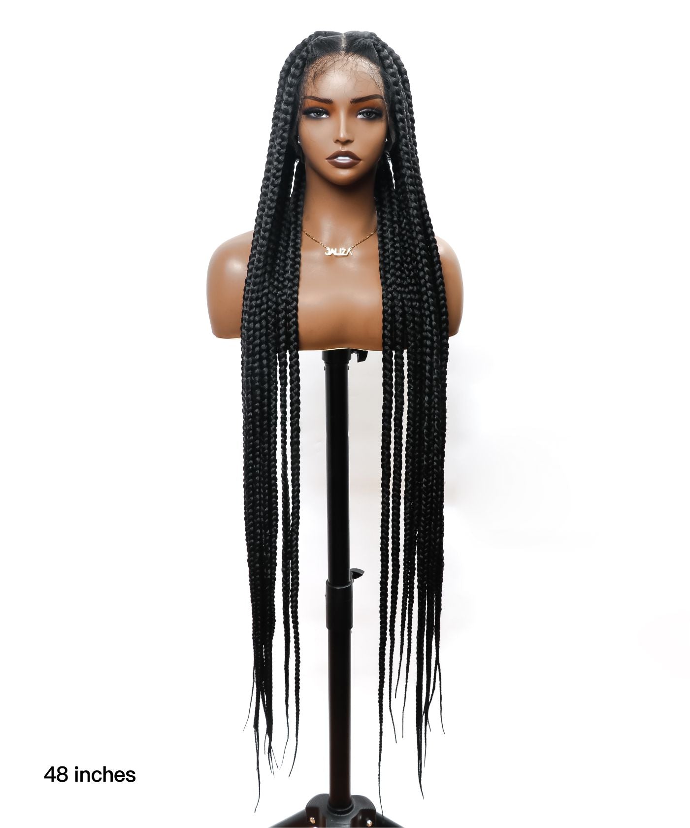 Knotless Jumbo Box HD Lace Full Hand tied Braided Wig