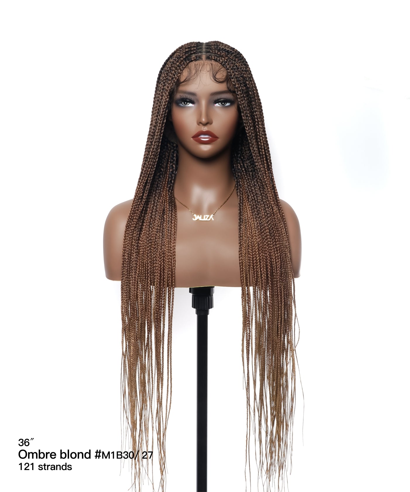 Lightweight Knotless HD Lace Box Braided Wig