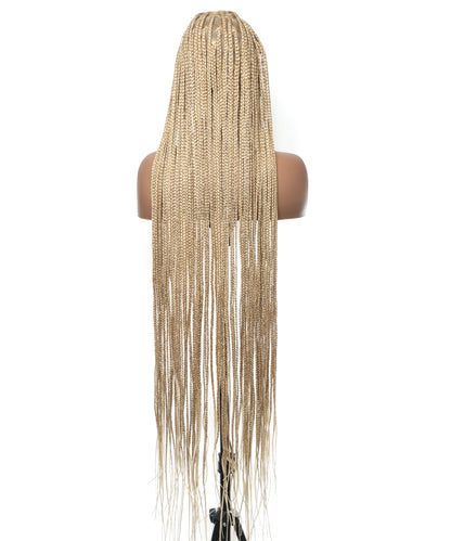 HD Lace Knotless Box Braided Wig Color #613