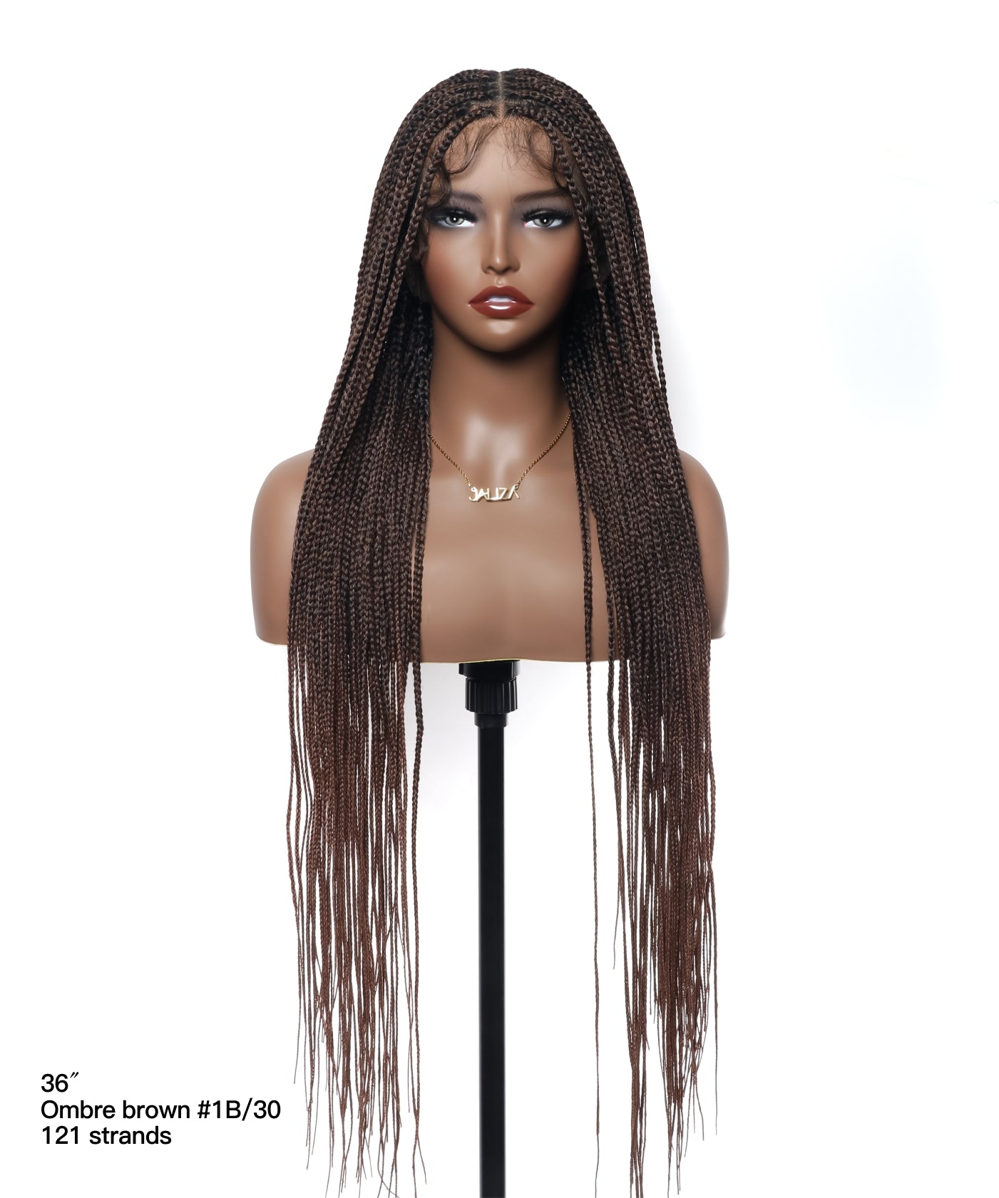 Lightweight Knotless HD Lace Box Braided Wig