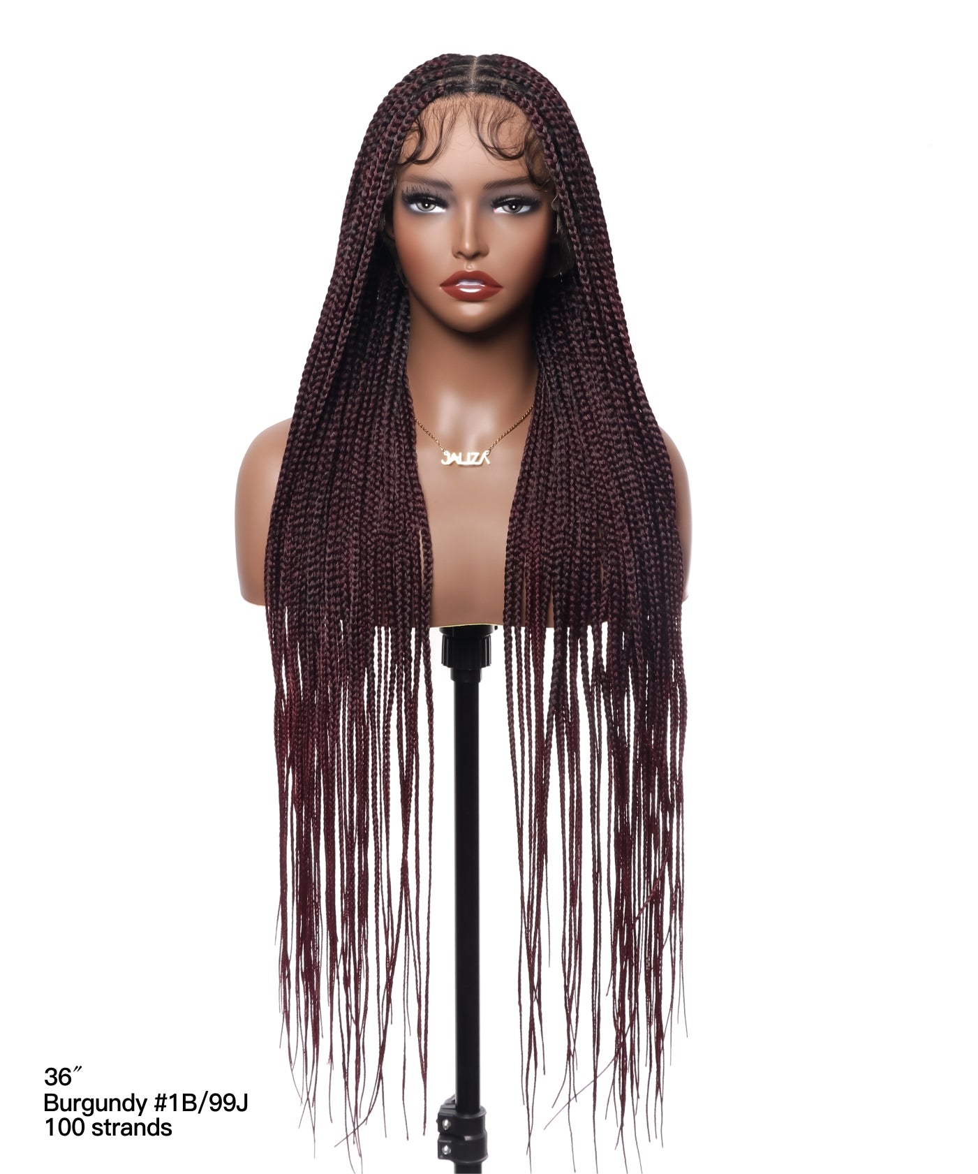 Lightweight Knotless HD Lace Box Braided Wig