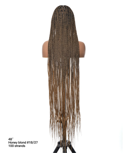 Lightweight Knotless HD Lace Box Braided Wig