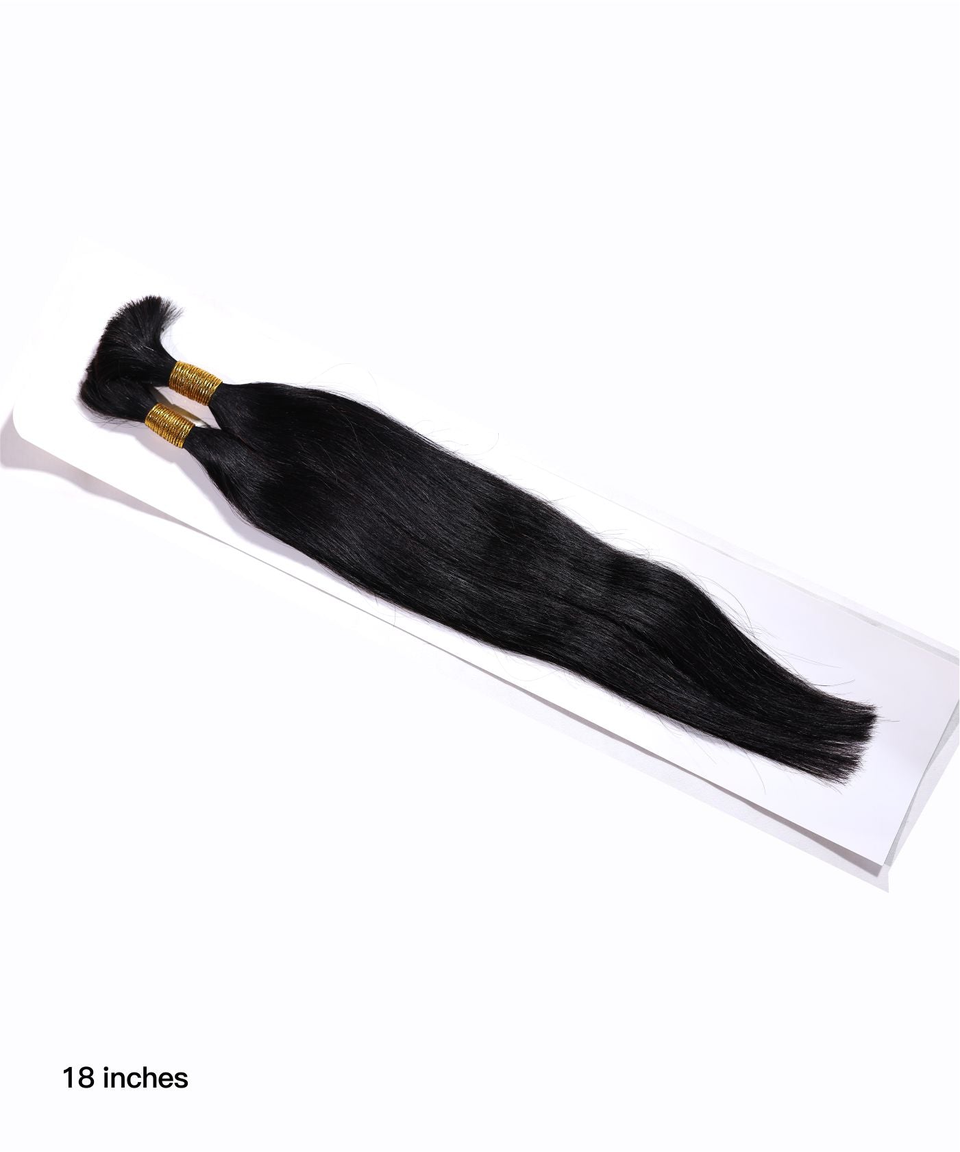 Natural Black 1B# Bulk Hair Extensions for Braiding