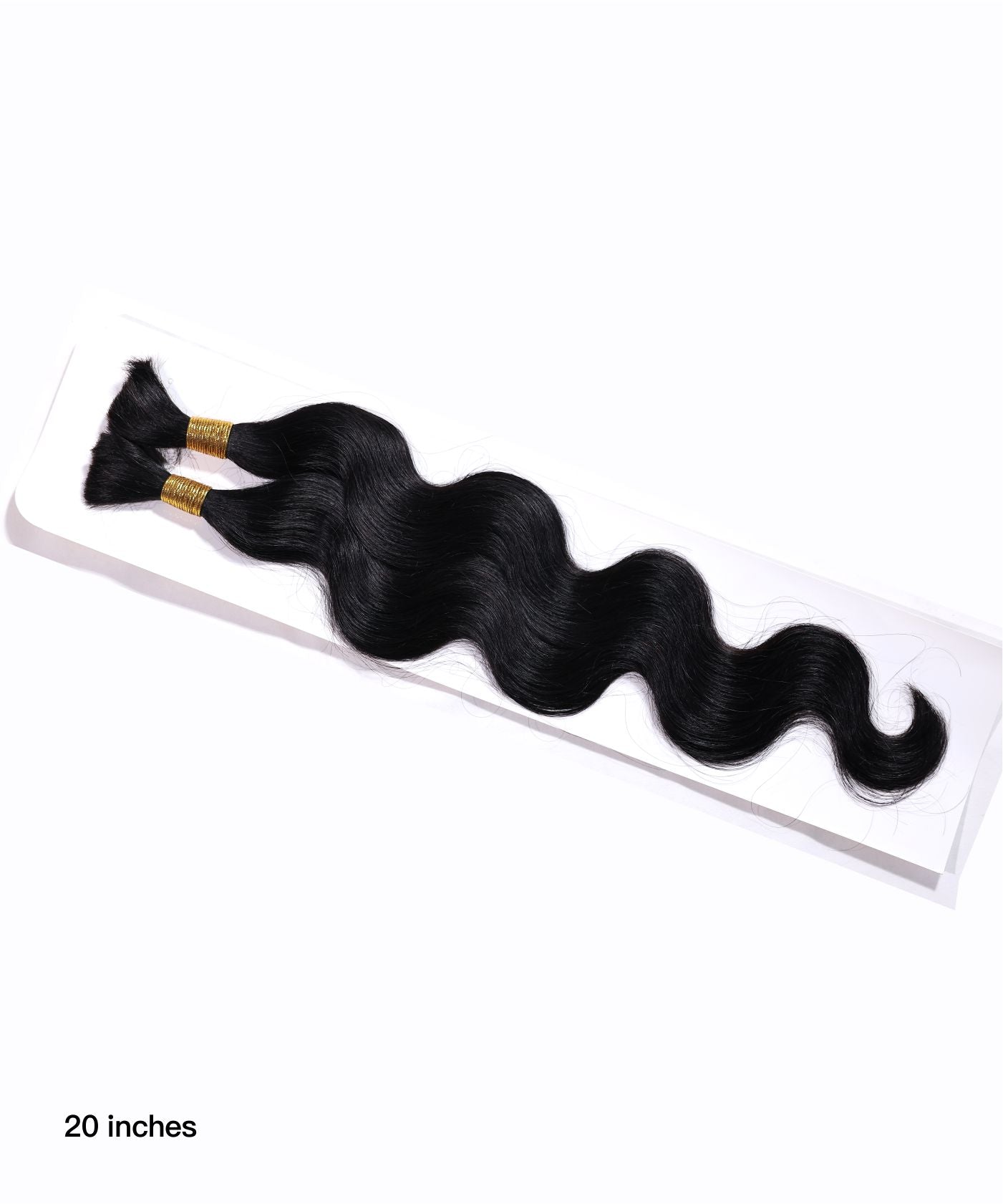 Natural Black 1B# Bulk Hair Extensions for Braiding