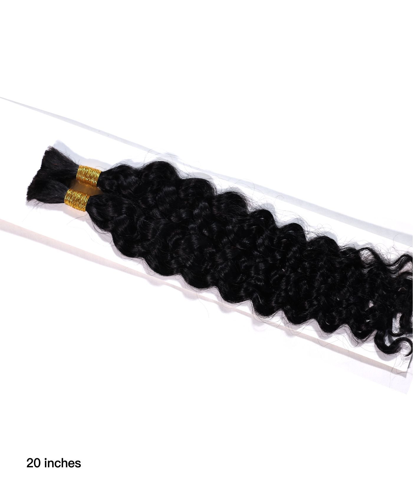 Natural Black 1B# Bulk Hair Extensions for Braiding