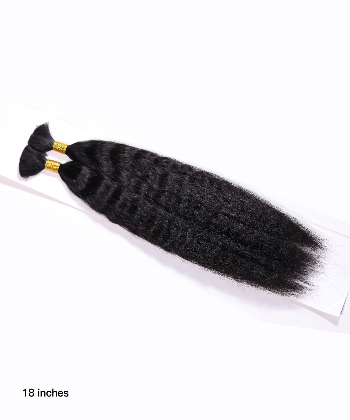 Natural Black 1B# Bulk Hair Extensions for Braiding