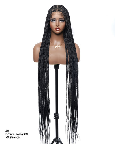 Lightweight Knotless HD Lace Box Braided Wig