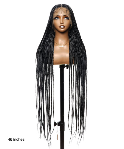 46" Knotless Big Box Braided Wig 47 Strands