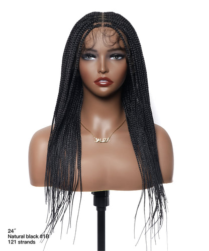 Lightweight Knotless HD Lace Box Braided Wig