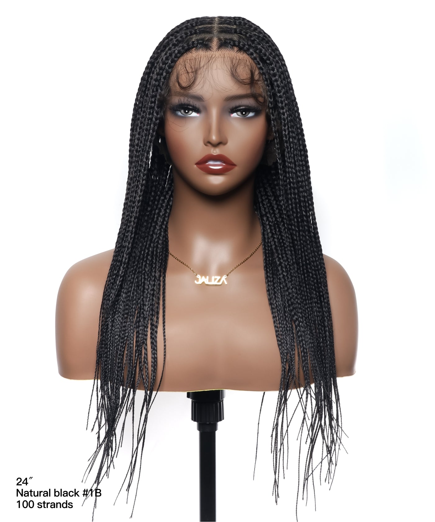 Lightweight Knotless HD Lace Box Braided Wig