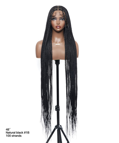 Lightweight Knotless HD Lace Box Braided Wig