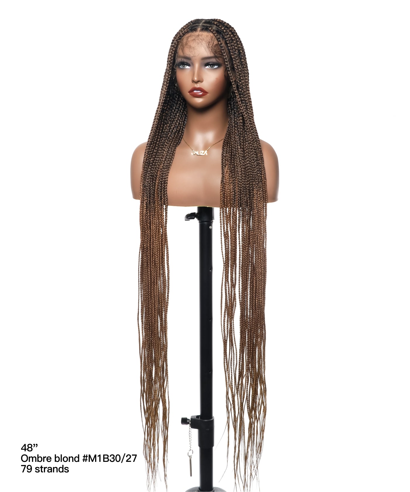 Lightweight Knotless HD Lace Box Braided Wig