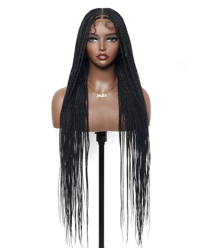 Lightweight Knotless HD Lace Box Braided Wig