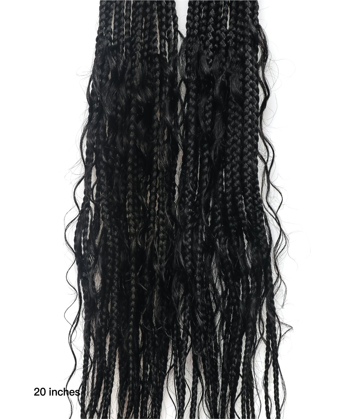 boho box braids with human hair  curls-jaliza 4