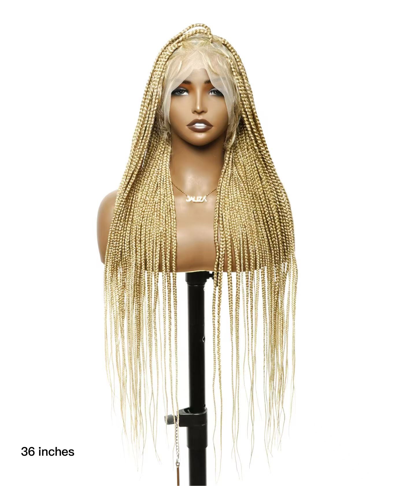 Knotless Box Braided Wig 65 Strands - Human Baby Hair