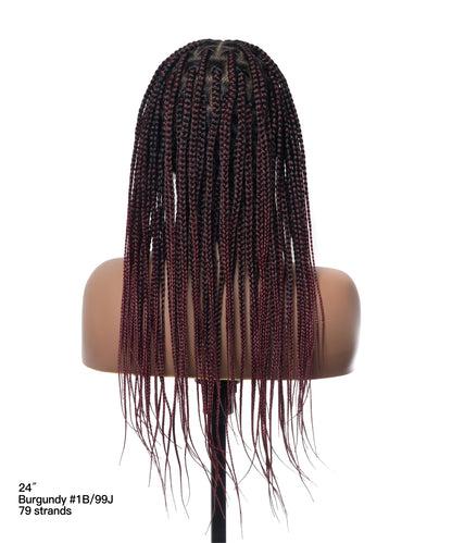 Lightweight Knotless HD Lace Box Braided Wig