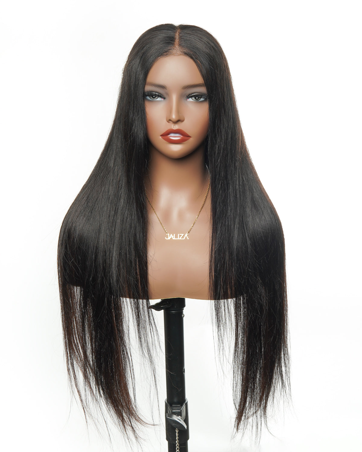 24" Pre Bleached Glueless 100% Virgin Human Hair HD Lace Straight Wear-to-Go Wig