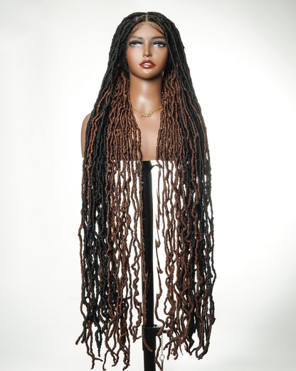 Salon-Level Locs HD Full Lace 80 Strands 42“ Braided Wig