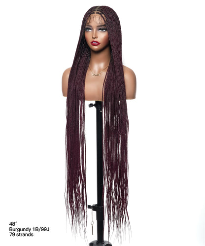 Lightweight Knotless HD Lace Box Braided Wig