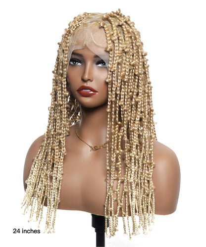 Butterfly Style Knotless Box Braided Wig Color #27/613