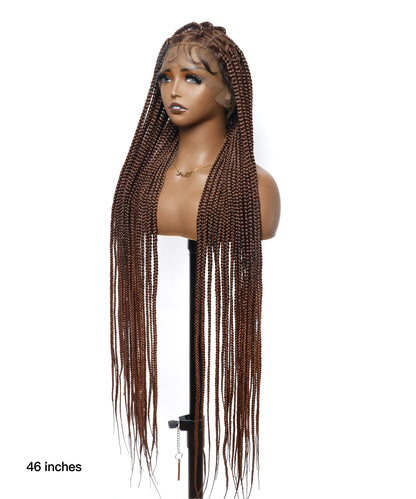 knotless box braided wig 47 strands