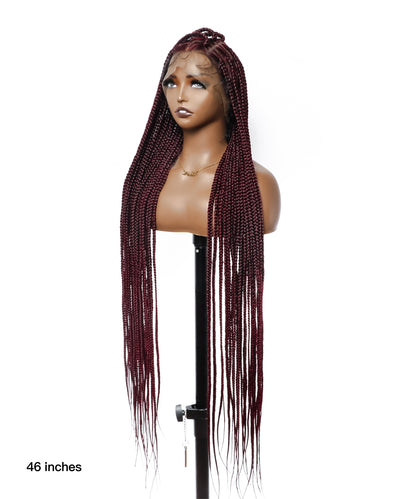 46" Knotless Large Box Braided Wig 47 Strands