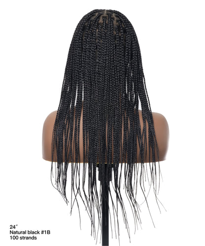 Lightweight Knotless HD Lace Box Braided Wig