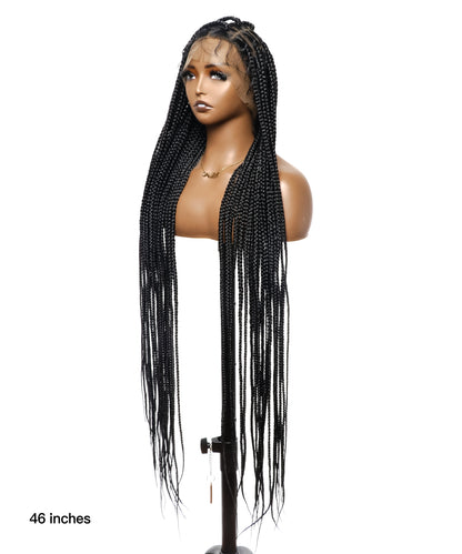 46" Knotless Big Box Braided Wig