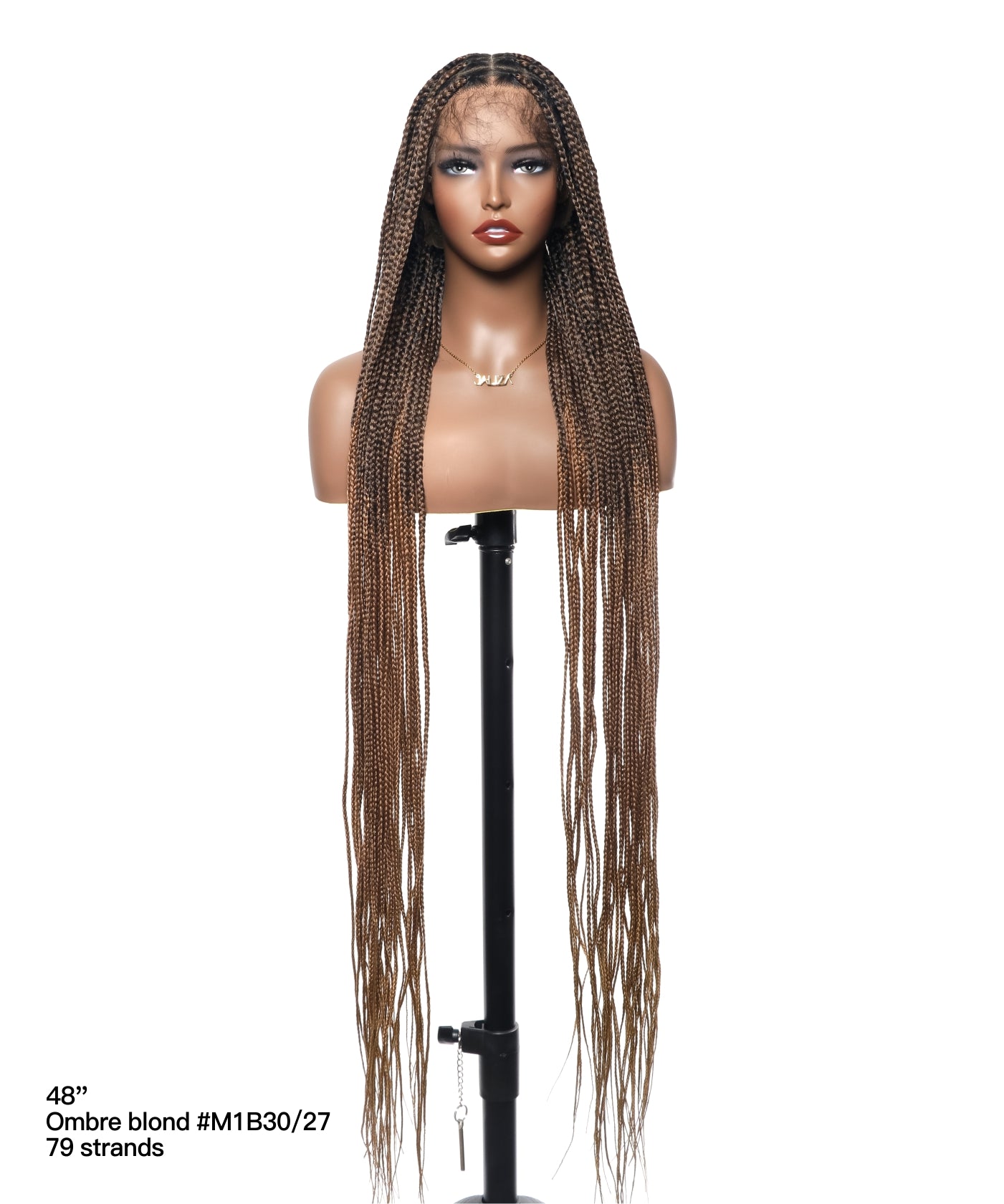 Lightweight Knotless HD Lace Box Braided Wig