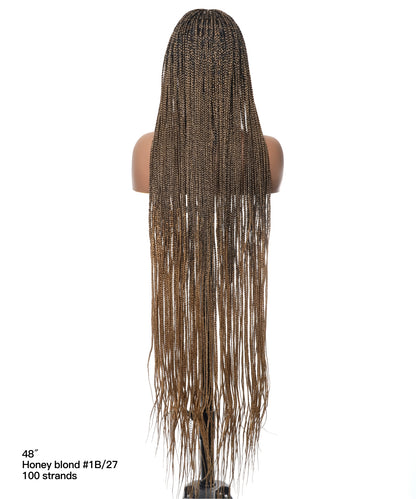 Lightweight Knotless HD Lace Box Braided Wig