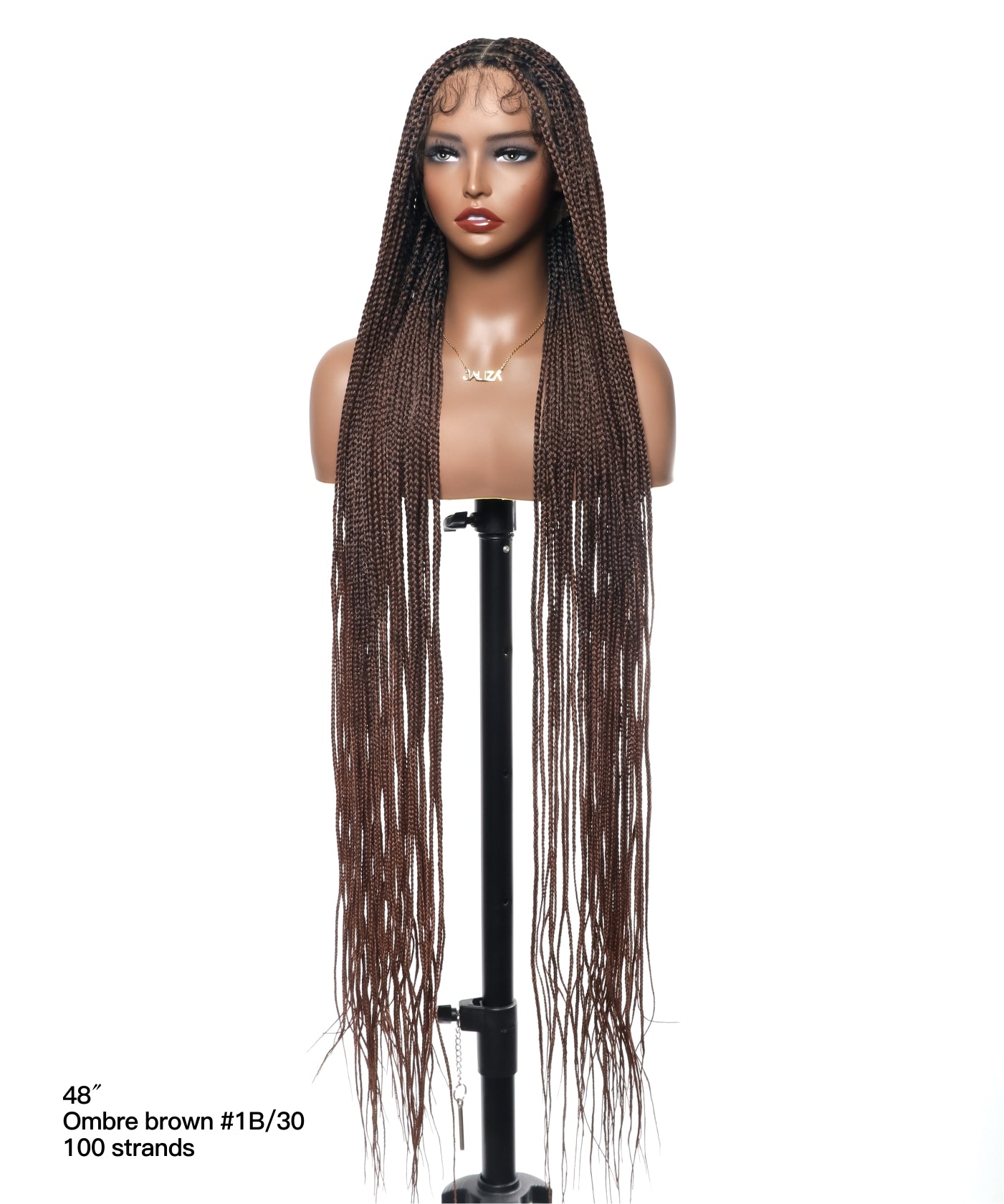 Lightweight Knotless HD Lace Box Braided Wig