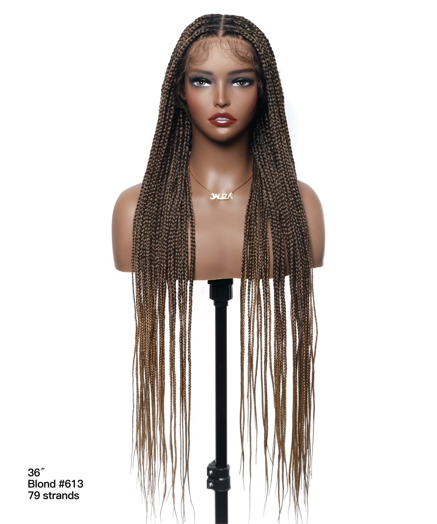 Lightweight Knotless HD Lace Box Braided Wig