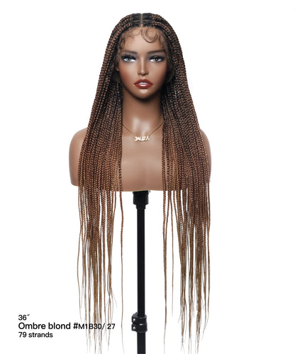 Lightweight Knotless HD Lace Box Braided Wig