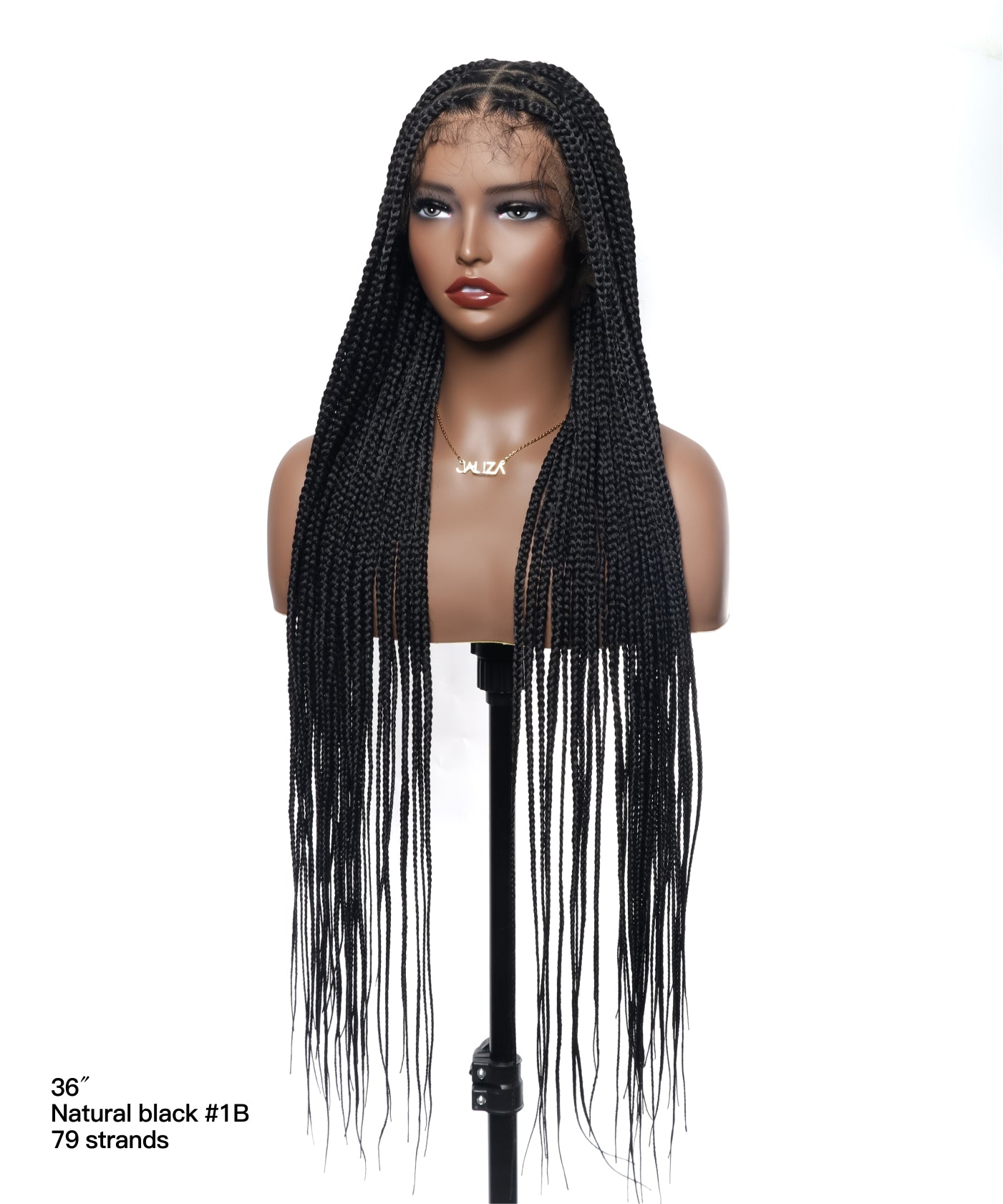 Lightweight Knotless HD Lace Box Braided Wig