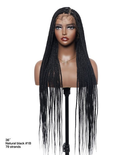 Lightweight Knotless HD Lace Box Braided Wig