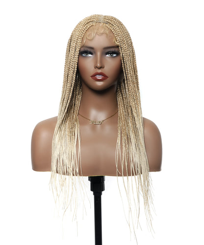 HD Lace Knotless Box Braided Wig Color #613