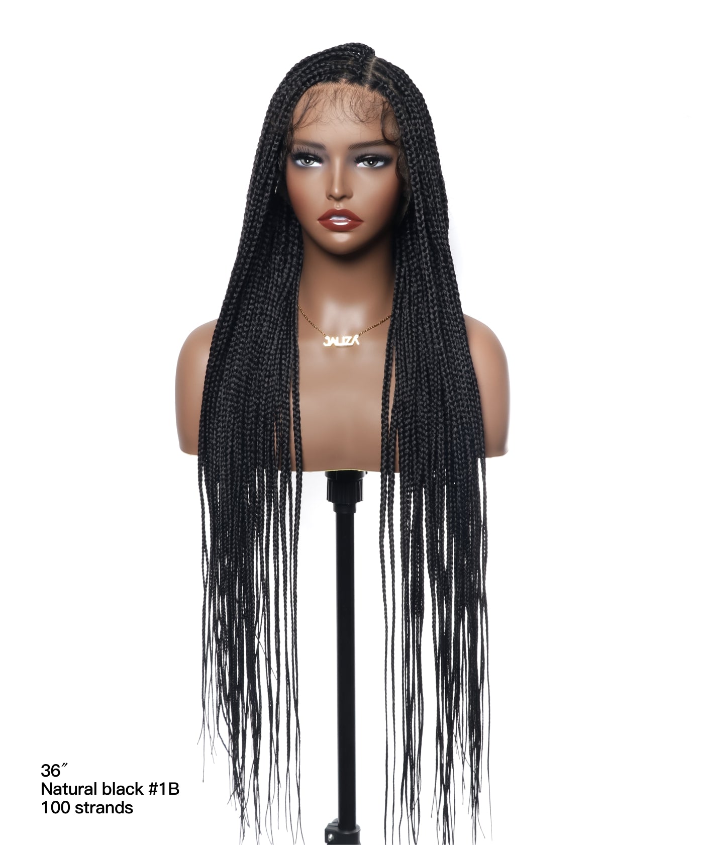 Lightweight Knotless HD Lace Box Braided Wig