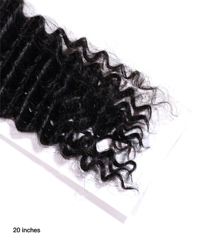 Natural Black 1B# Bulk Hair Extensions for Braiding