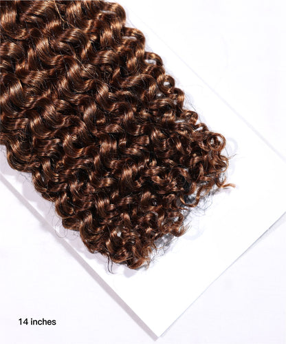 Brown #30 Bulk Hair Extensions 100% Virgin Human Braiding Hair