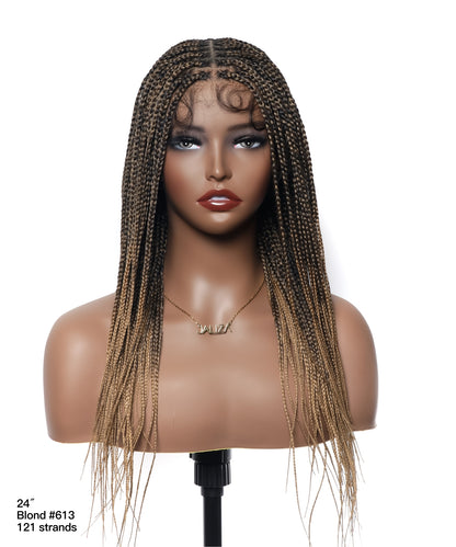 Lightweight Knotless HD Lace Box Braided Wig