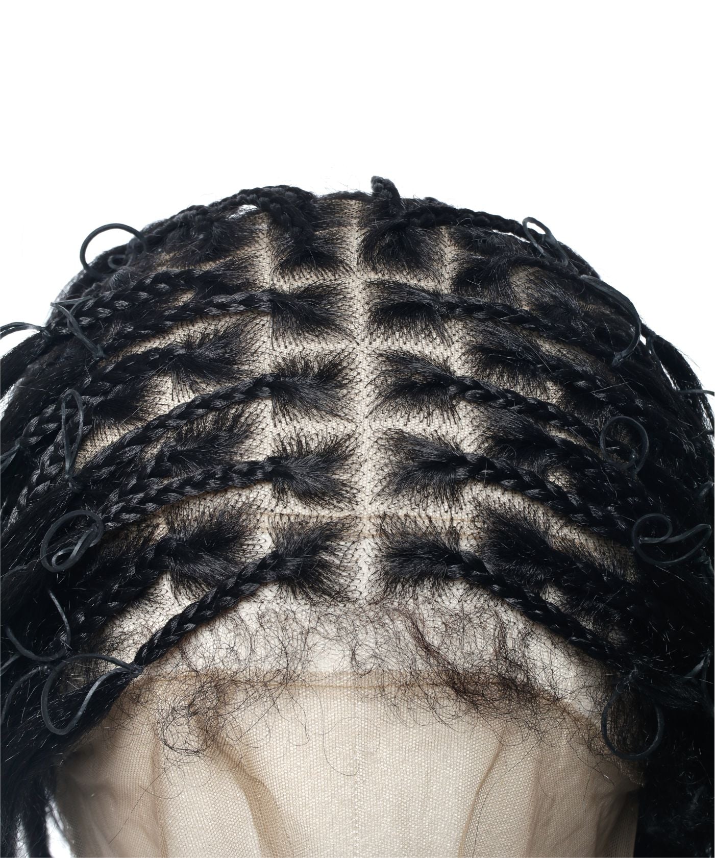 Full Lace Wig Cap HD Lace Braided Wig Base For Men and Woman