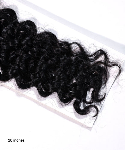 Natural Black 1B# Bulk Hair Extensions for Braiding