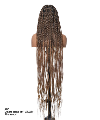 Lightweight Knotless HD Lace Box Braided Wig