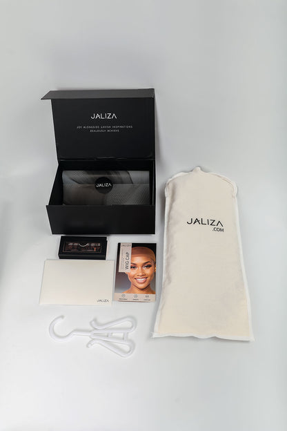 Jaliza Bobrina Perruque de cheveux humains sans colle Bob Afro Bouclée